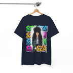 Sza Portrait Graphic Tee — Colorful Retro SZA Fan Shirt