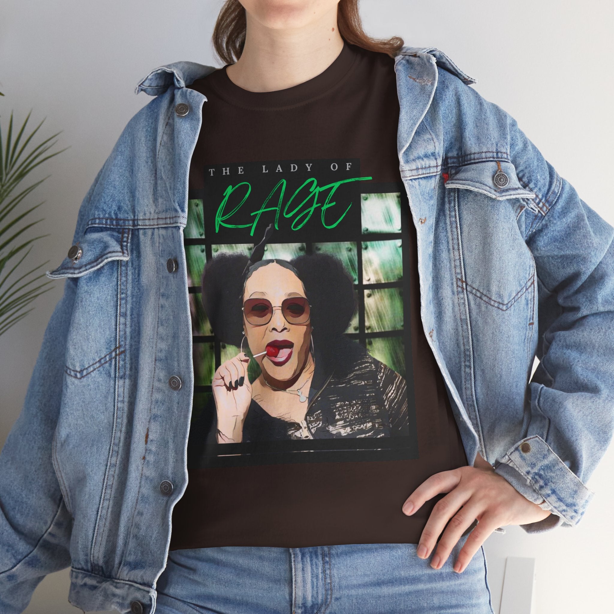 The Lady of Rage - Retro Catroon Graphic Album Cover Tee