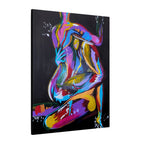 'Last Weekend' - Abstract Colorful Sensual Canvas Print — Matte Stretched Wall Art