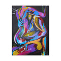 'Last Weekend' - Abstract Colorful Sensual Canvas Print — Matte Stretched Wall Art