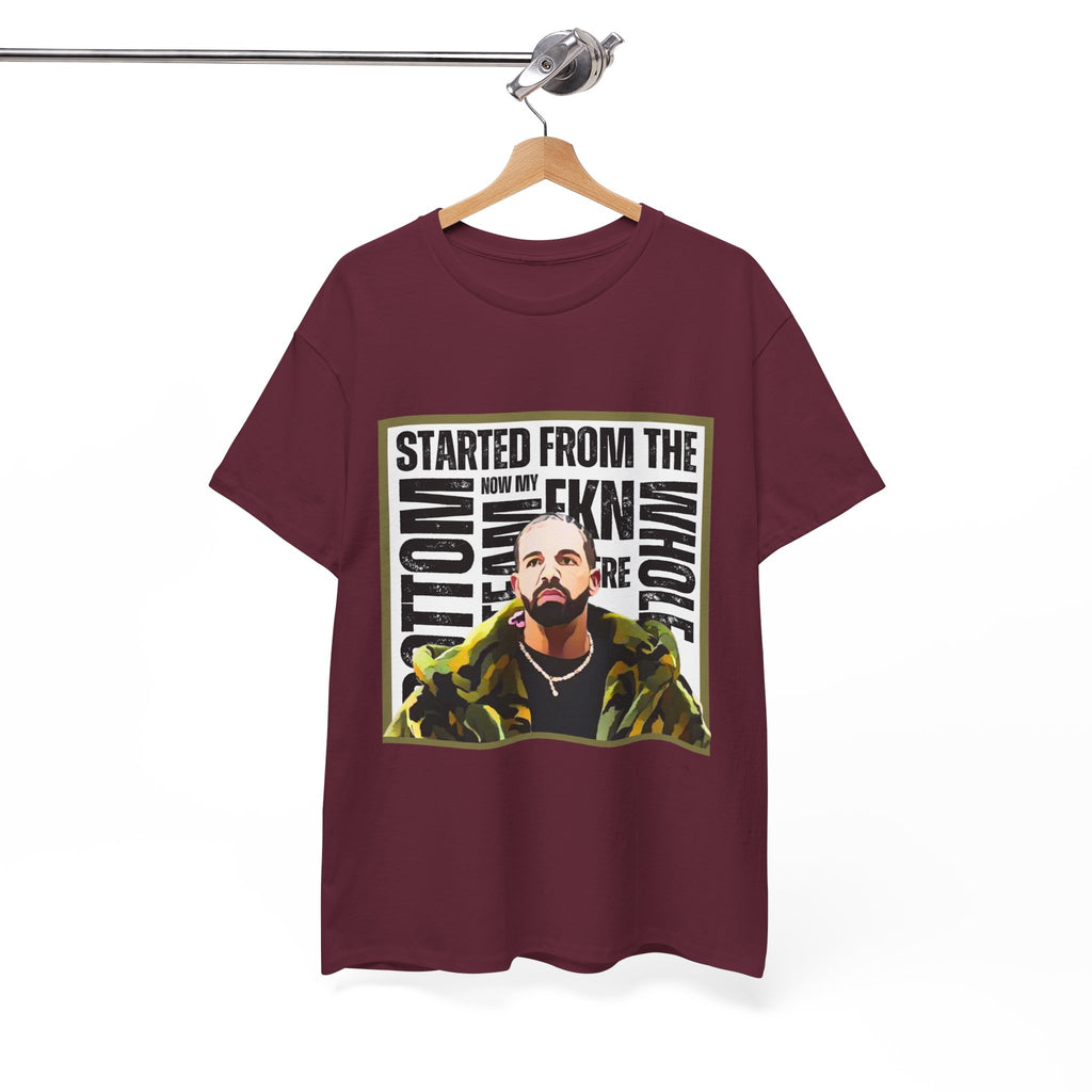 Drake "Started From The Bottom" Graphic Cartoon Tee