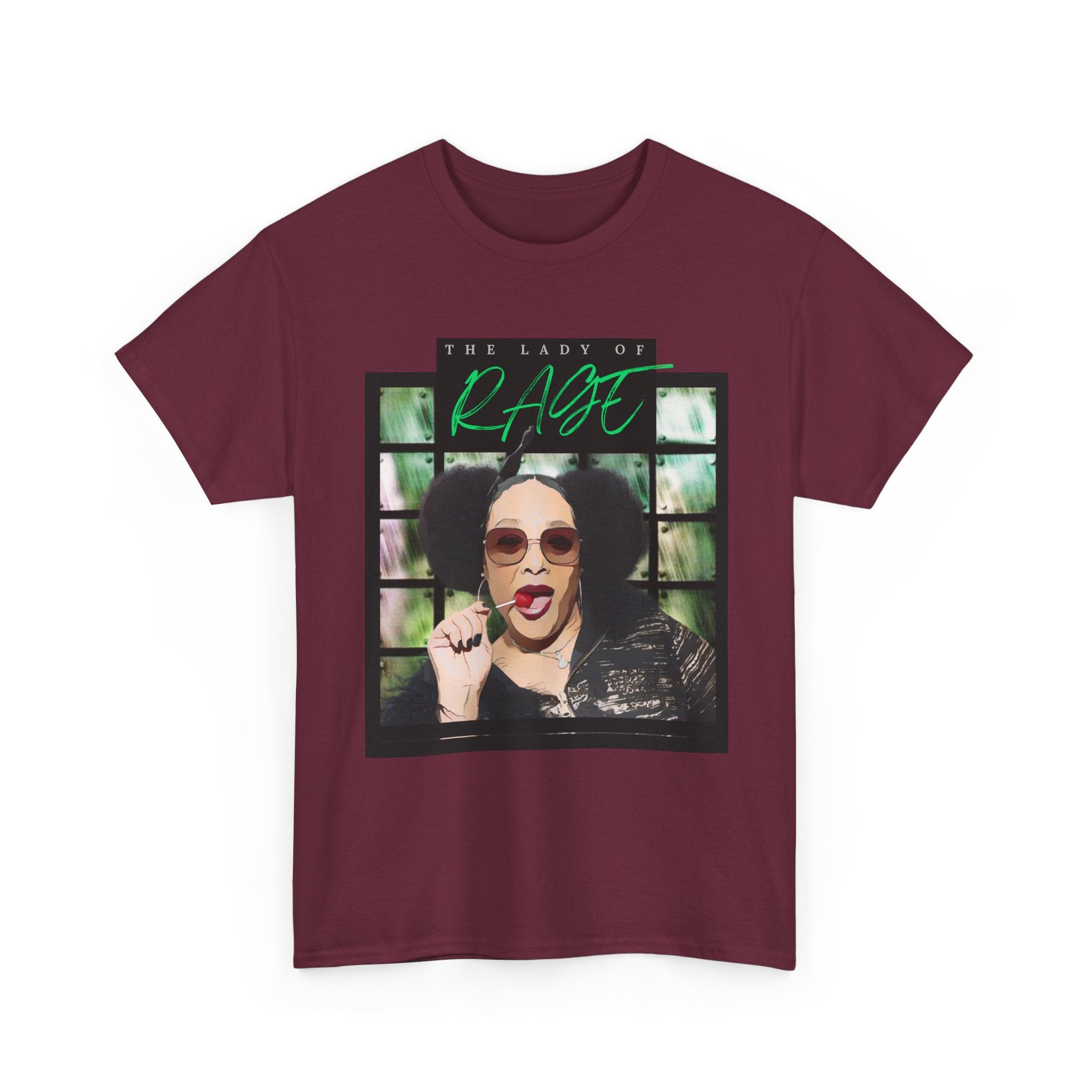 The Lady of Rage - Retro Catroon Graphic Album Cover Tee