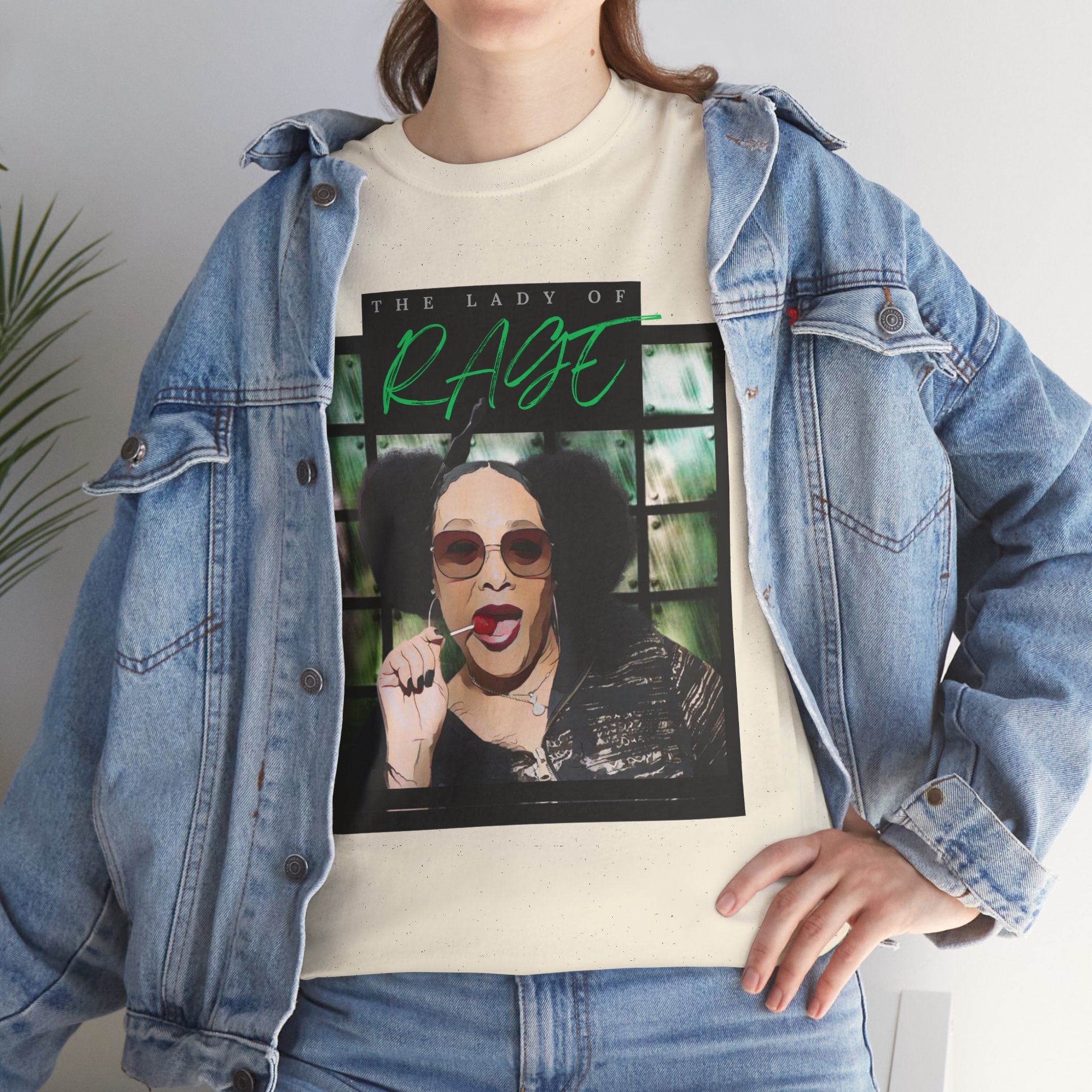 The Lady of Rage - Retro Catroon Graphic Album Cover Tee