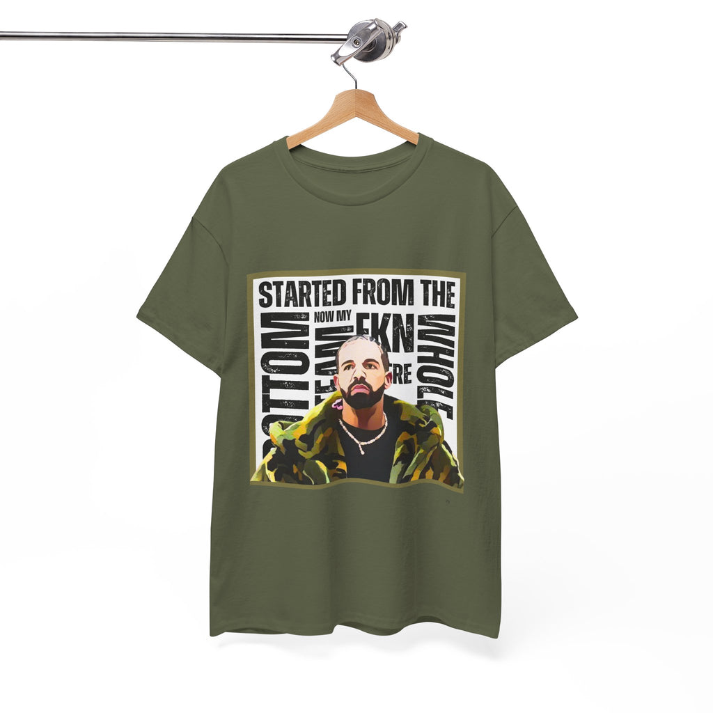 Drake "Started From The Bottom" Graphic Cartoon Tee