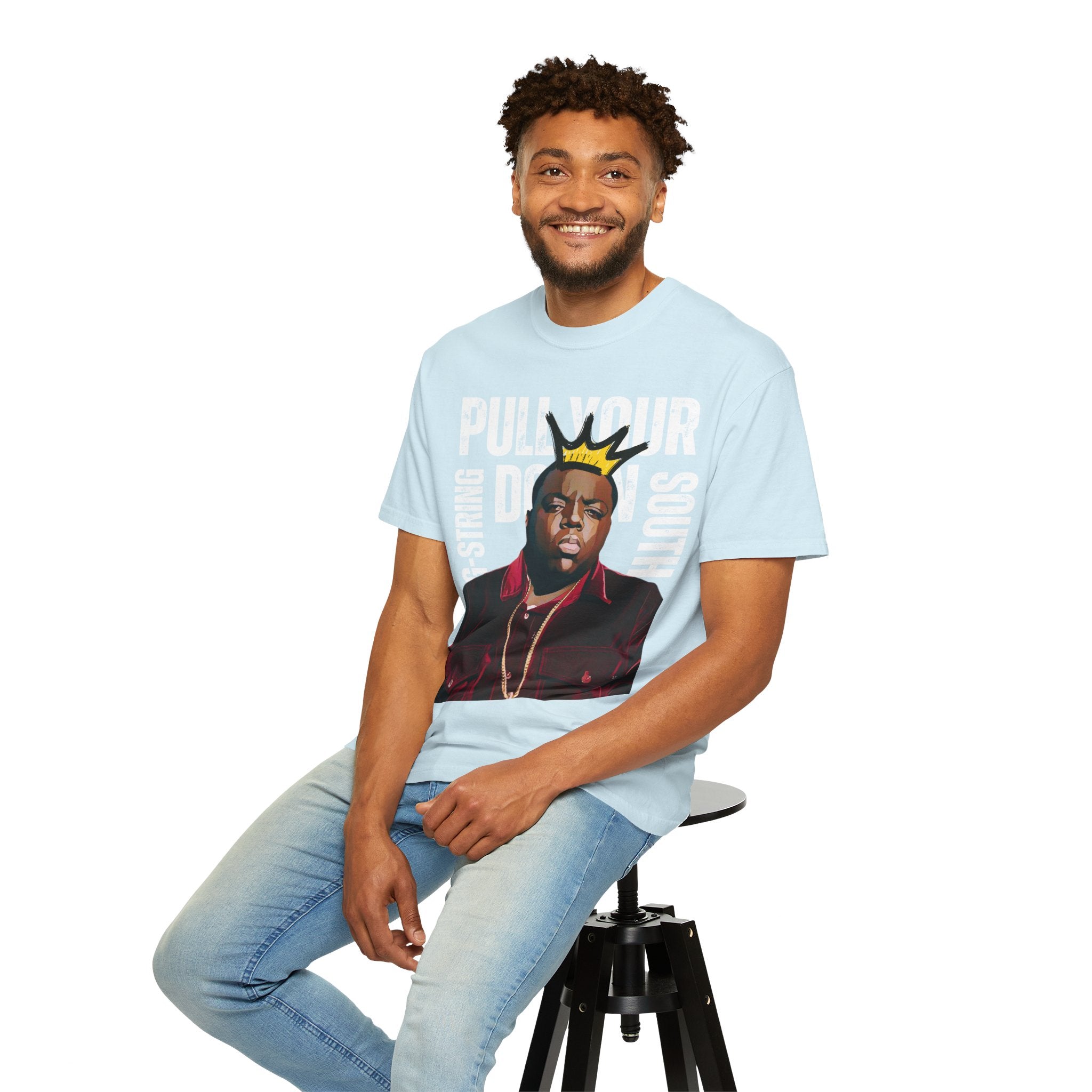 Biggie Cartoon Graphic Design Tee