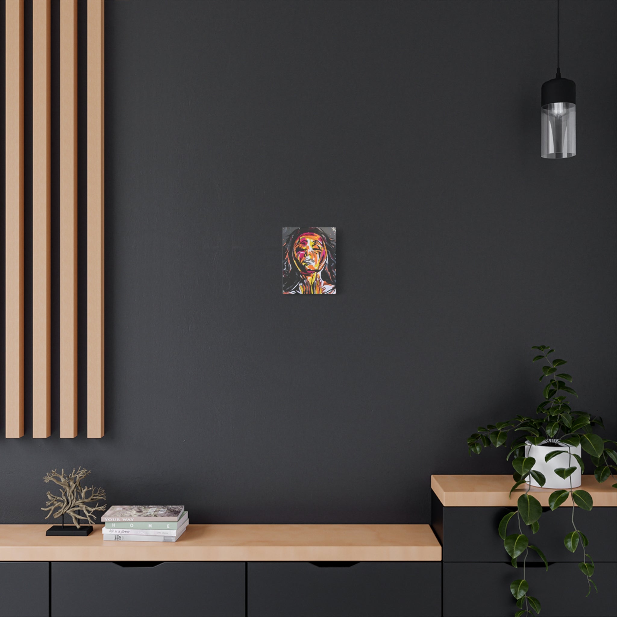 'Unbound' - Abstract Colorful Woman Portrait Canvas - Modern Expressionist Wall Art
