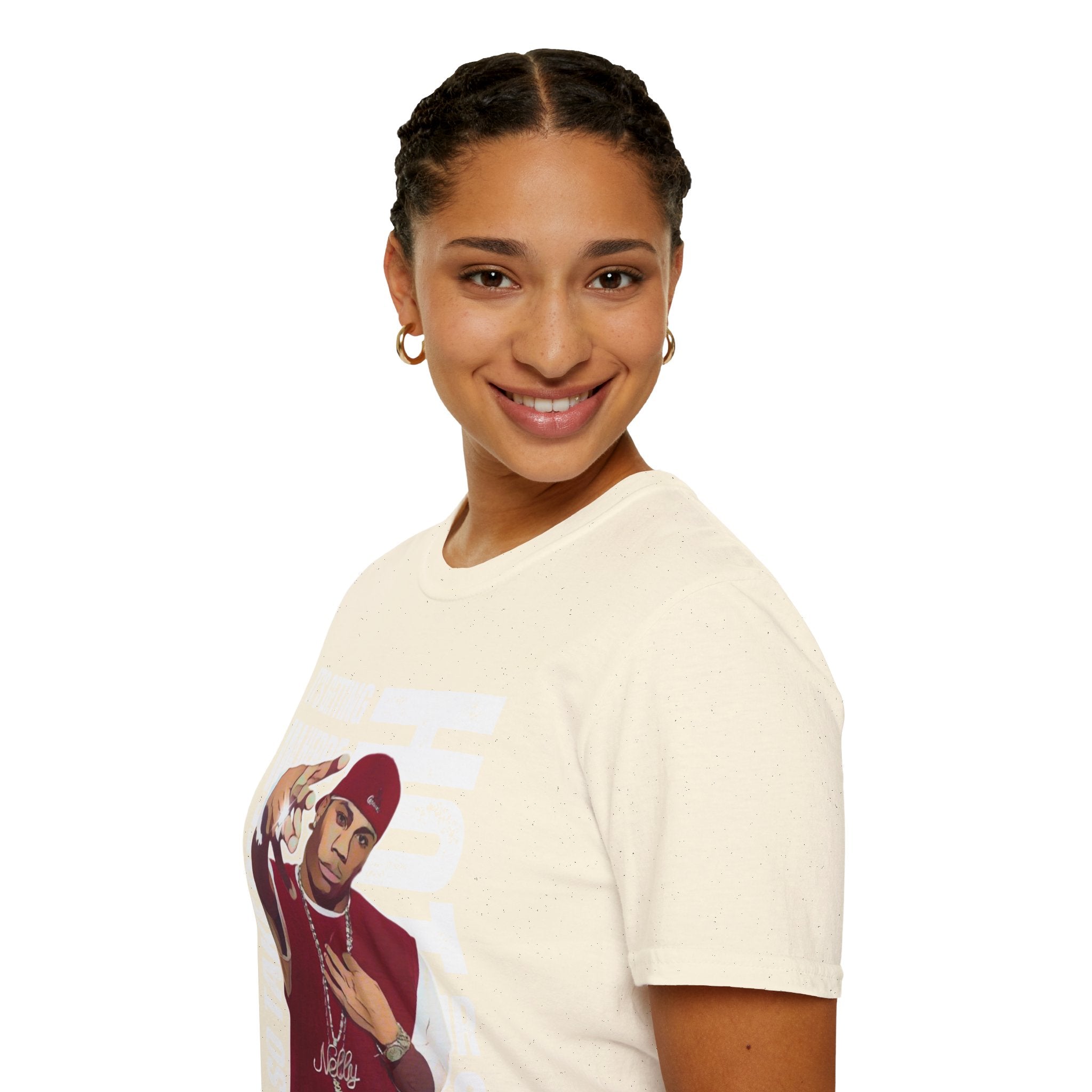 Nelly Hip-Hop Graphic T-Shirt – “It’s Getting Hot In Here” Rap Cartoon GraphicTee