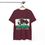 Em, Dre, Snoop, 50 - Unisex Heavy Cotton Tee - "Aftermath" Walk of Fame Graphic Tee