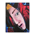 "The Death of Slim Shady" Album Cover Portrait with Acyrlic Paint Print (Stretched 1.25") Matte Canvas Print