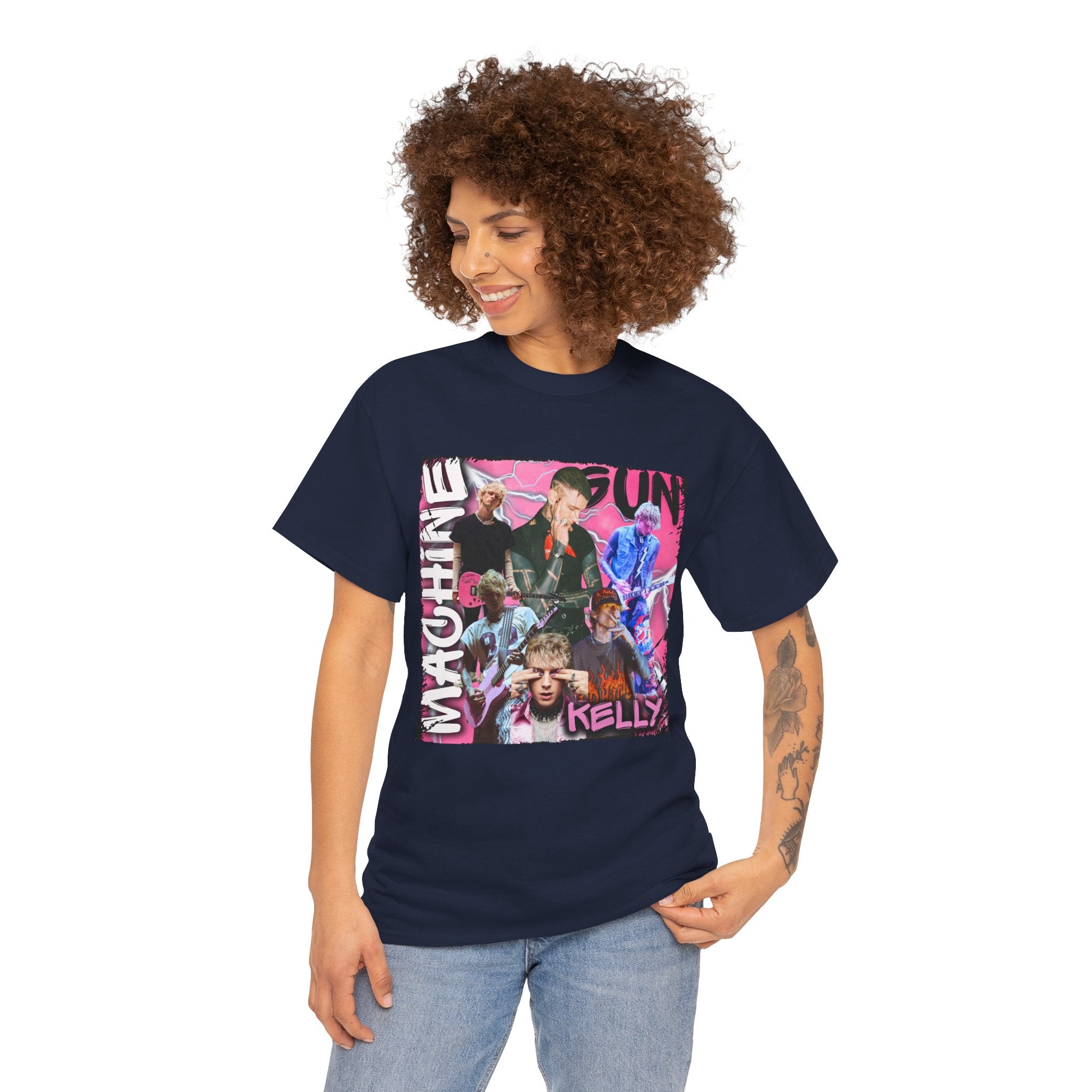MGK  - 'Machine Gun' Kelly - Retro Collage Graphic Tee
