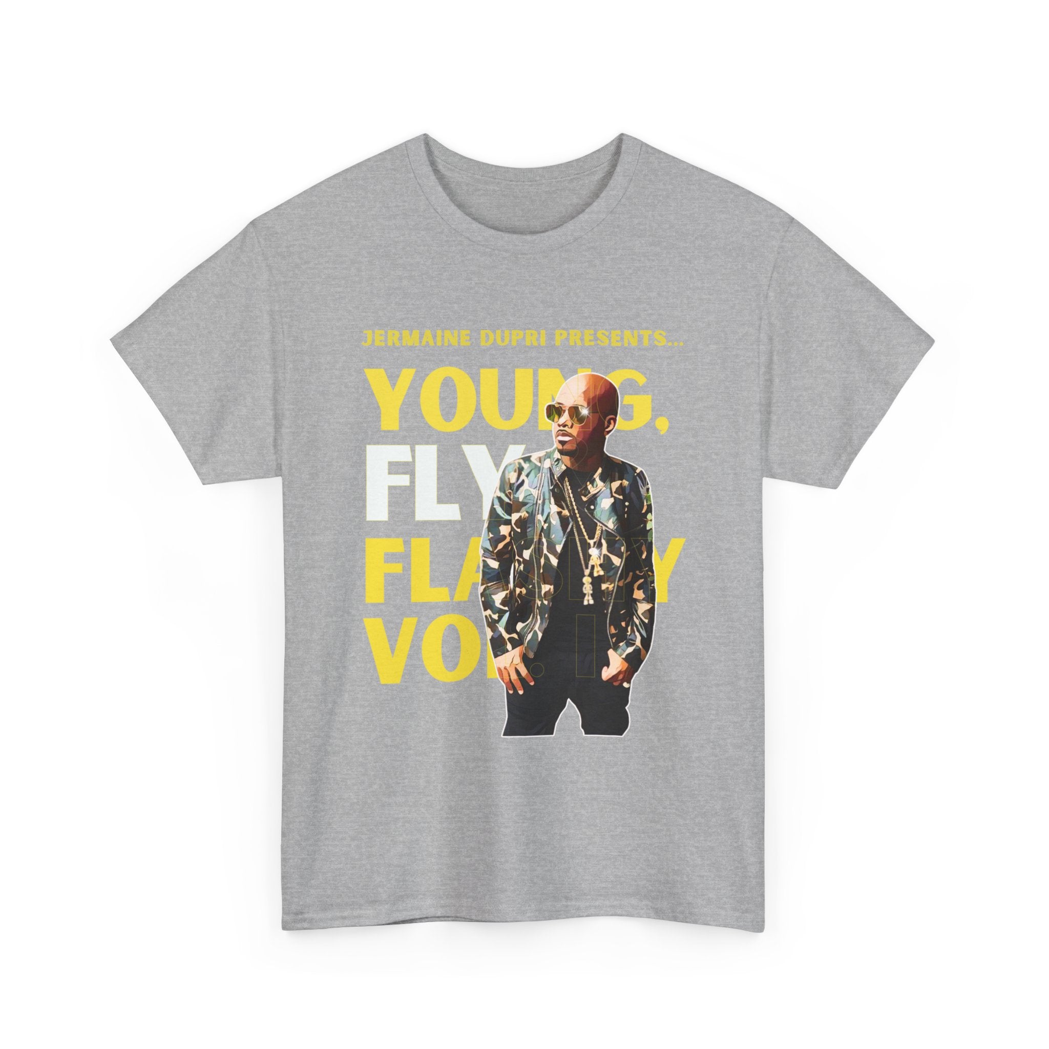 Jermaine Dupri T-Shirt — "Young, Fly Flashy" Album Cover Deisgn Tee