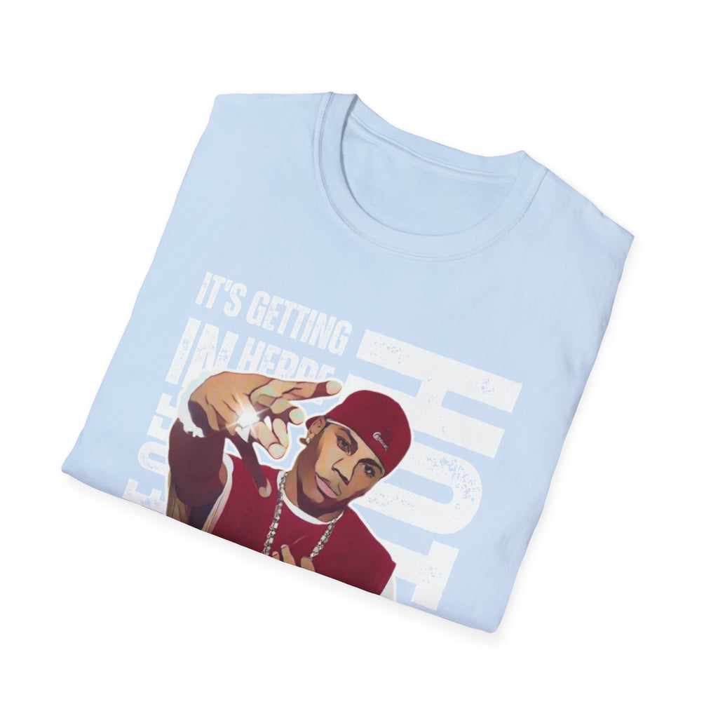 Nelly Hip-Hop Graphic T-Shirt – “It’s Getting Hot In Here” Rap Cartoon GraphicTee