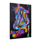 'Last Weekend' - Abstract Colorful Sensual Canvas Print — Matte Stretched Wall Art
