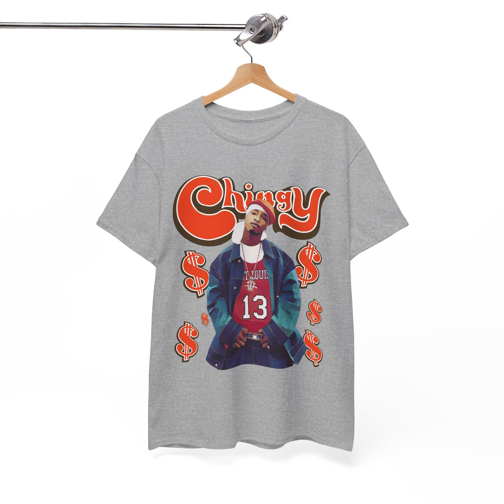 Chingy Retro Rap Tee — "Chingy" Graphic Shirt with Dollar Sign Motif