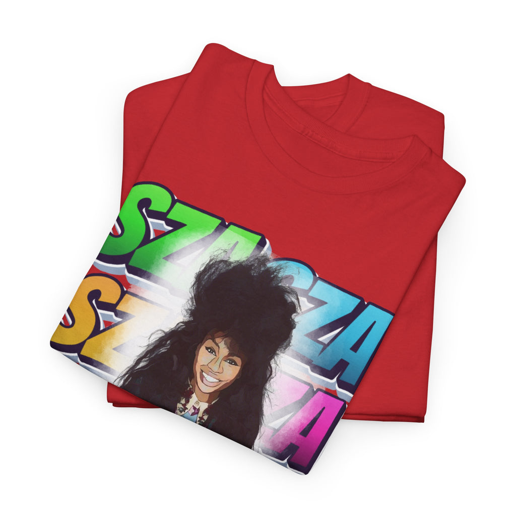 Sza Portrait Graphic Tee — Colorful Retro SZA Fan Shirt