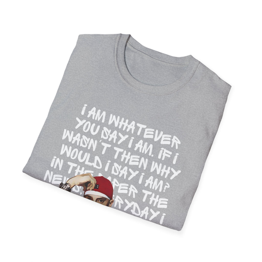 Em - Whatever You Say I Am — Bold Typographic Quote with Cartoon Graphic
