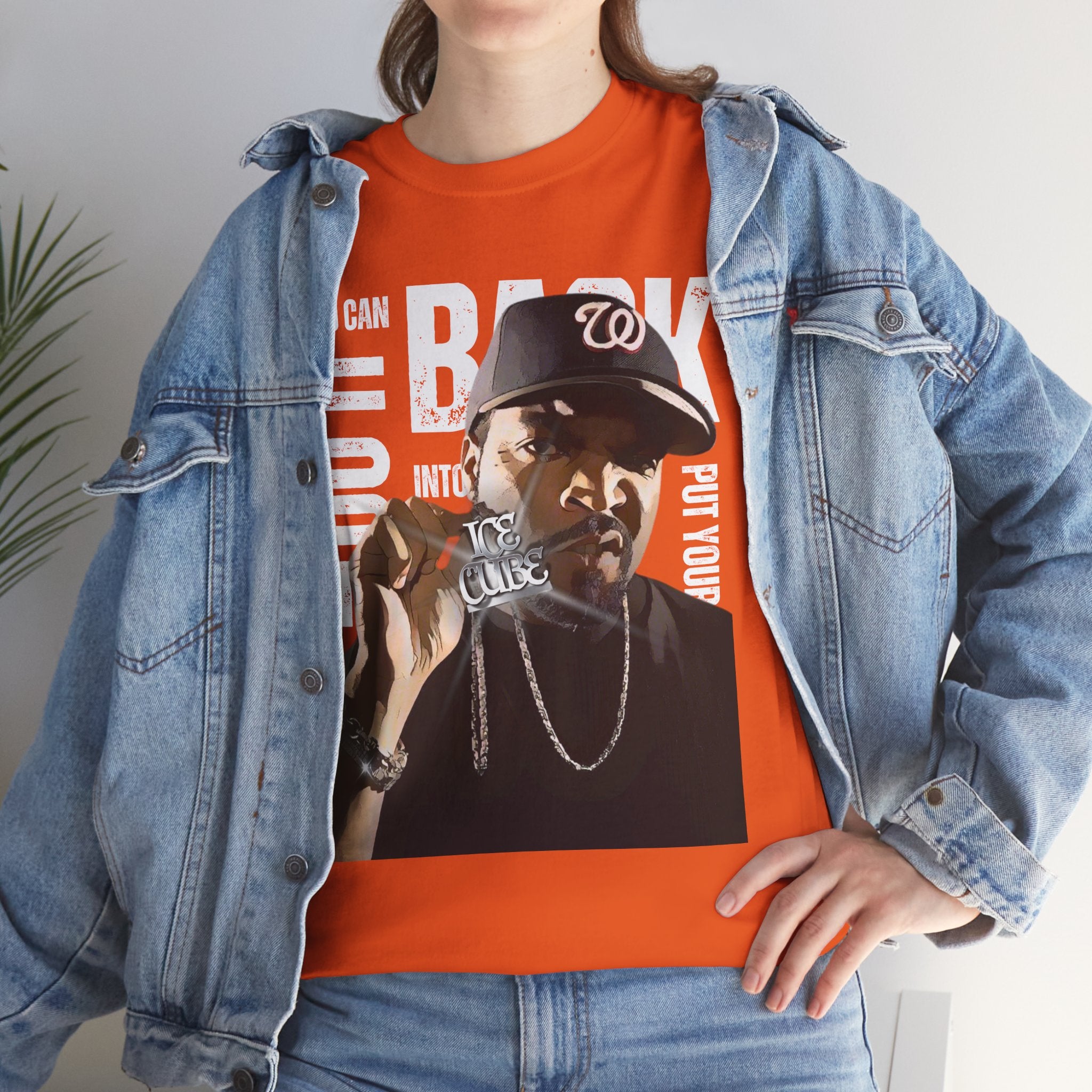 Ice Graphic Tee — "You Can Do It, Put Your Back Into It" Streetwear