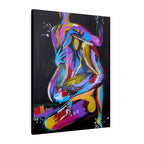 'Last Weekend' - Abstract Colorful Sensual Canvas Print — Matte Stretched Wall Art