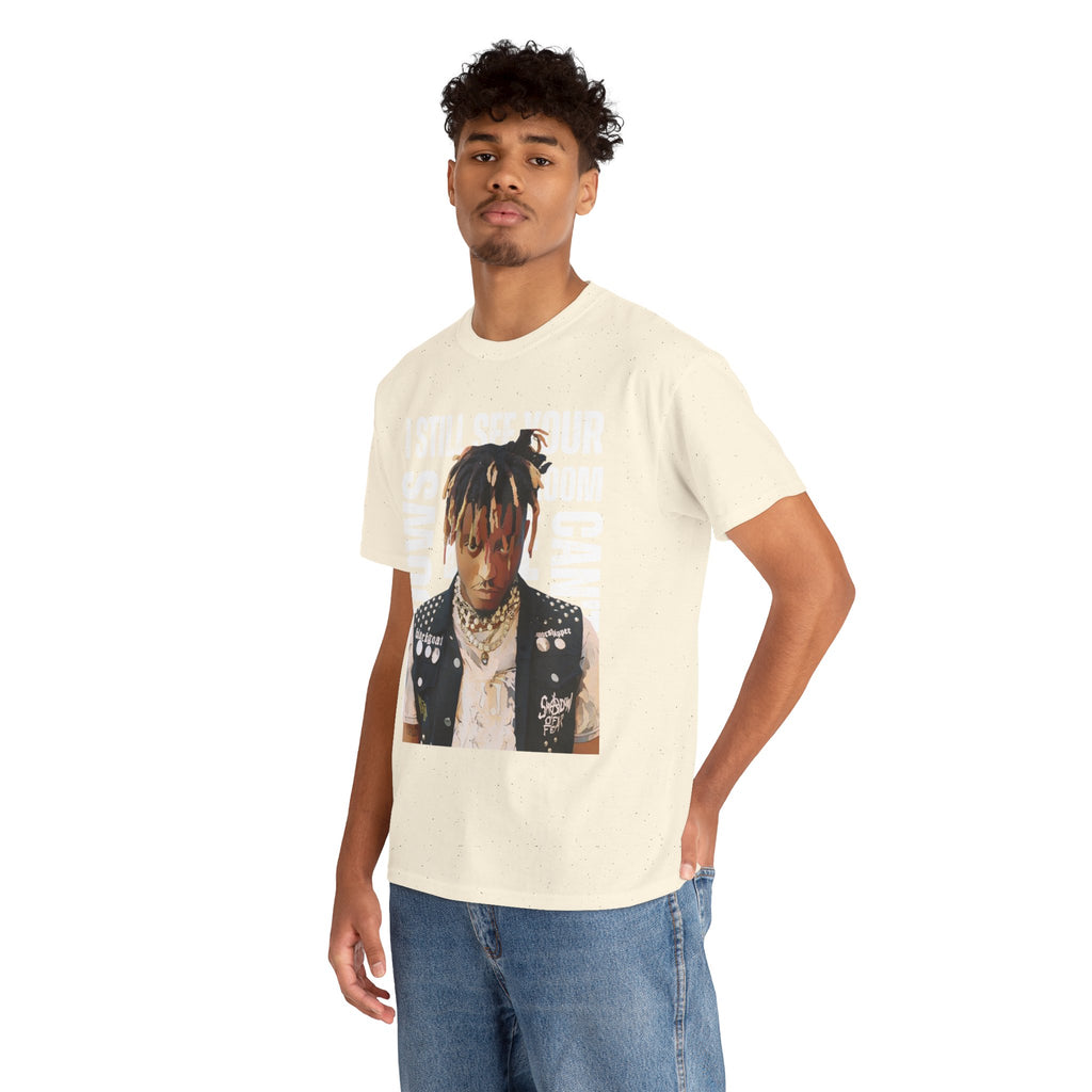 Juice WRLD Cartoon Design Tee — "I Still See Your Shadows in my Room" Graphic Shirt