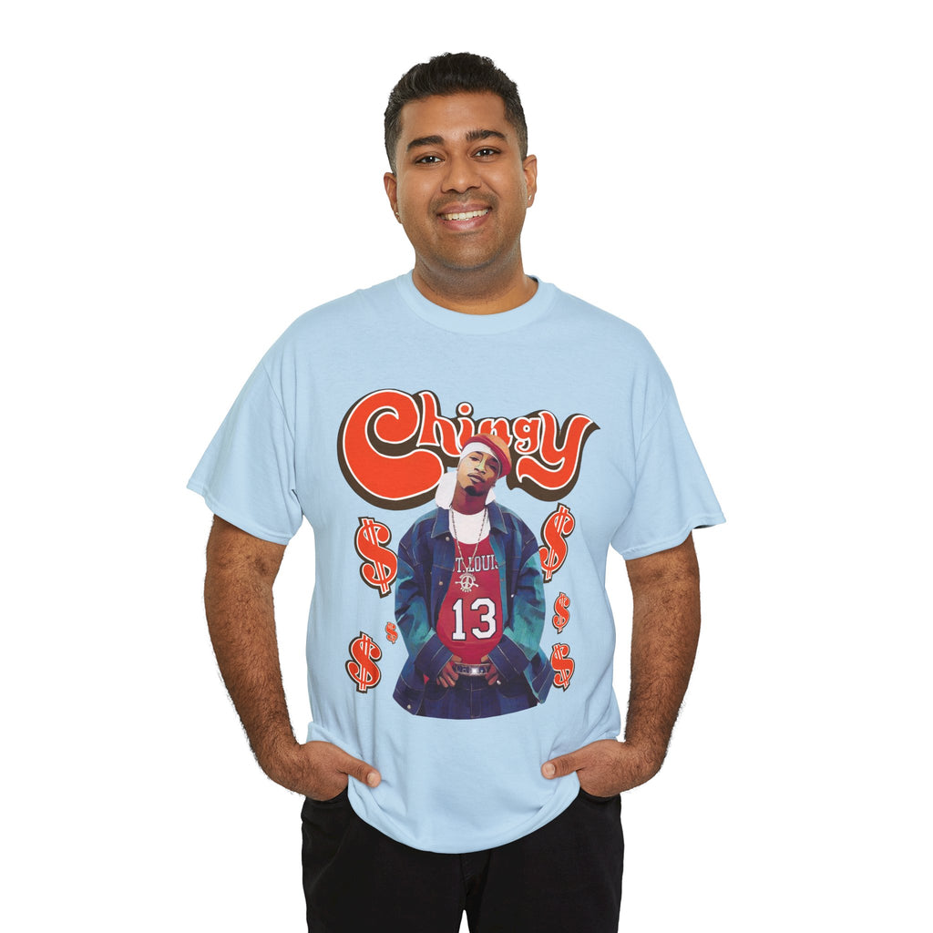 Chingy Retro Rap Tee — "Chingy" Graphic Shirt with Dollar Sign Motif