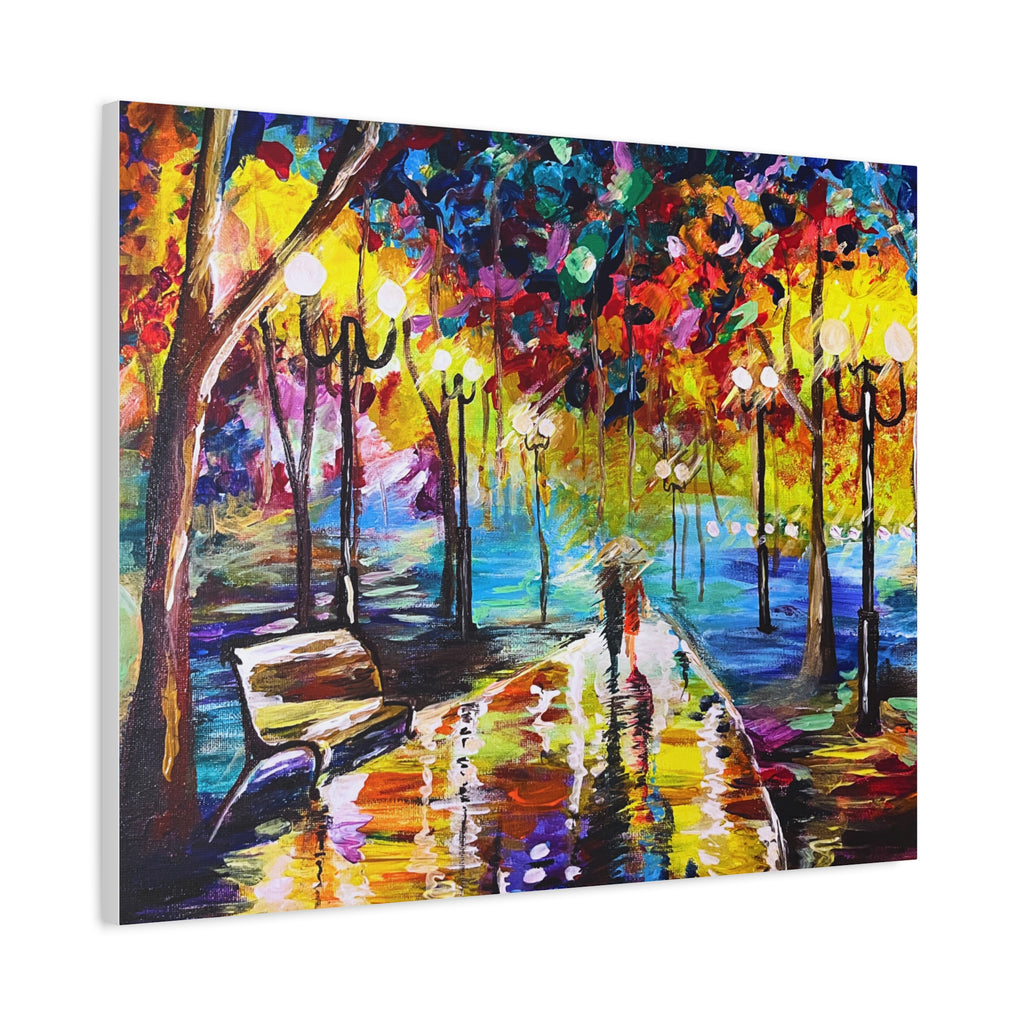 The Calm Storm - Original Colorful Canvas Print
