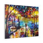 The Calm Storm - Original Colorful Canvas Print