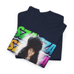 Sza Portrait Graphic Tee — Colorful Retro SZA Fan Shirt