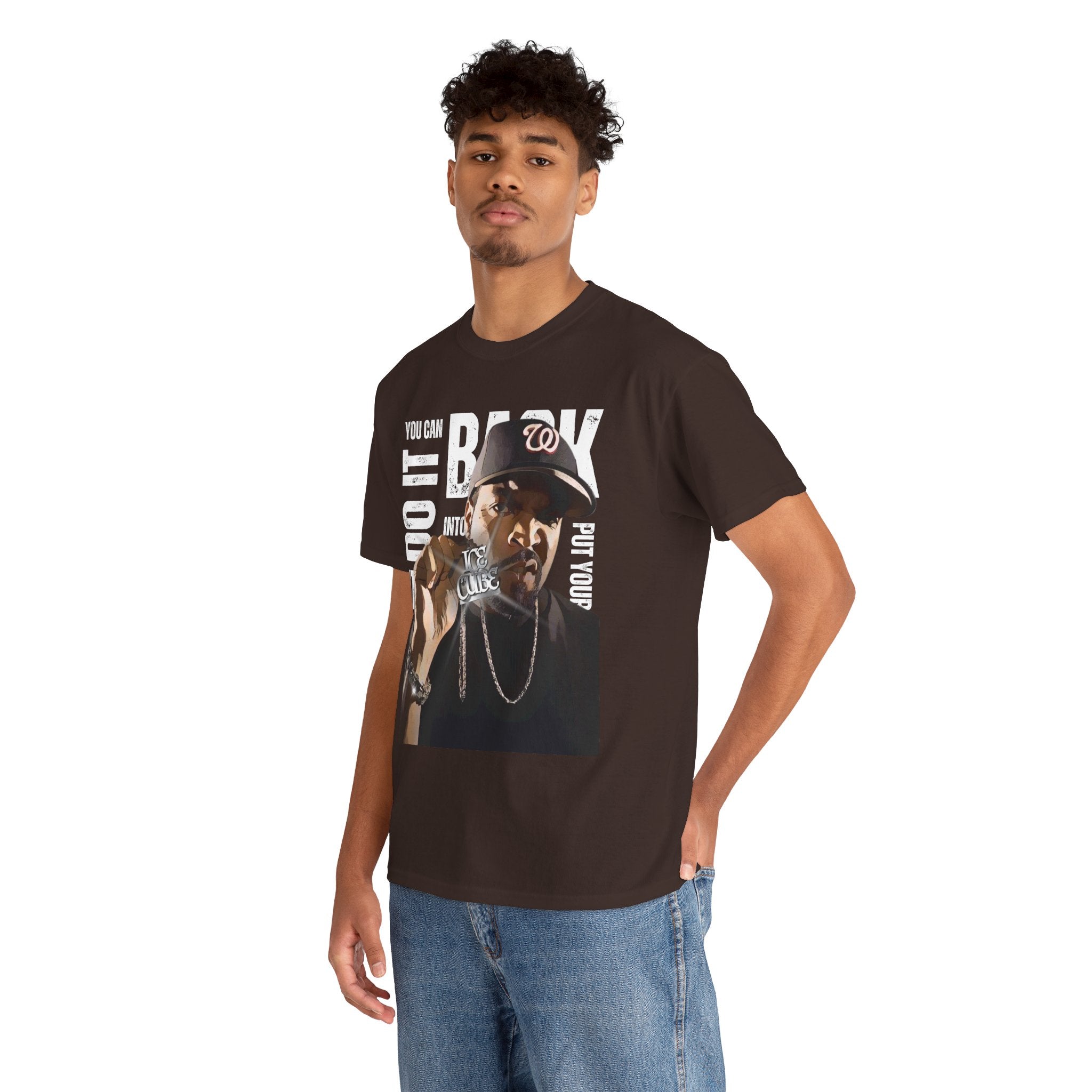 Ice Graphic Tee — "You Can Do It, Put Your Back Into It" Streetwear