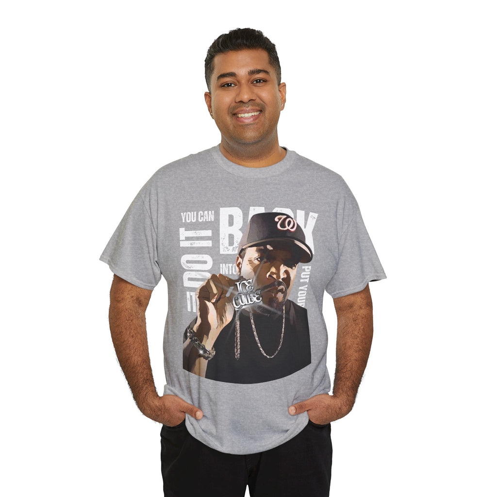 Ice Graphic Tee — "You Can Do It, Put Your Back Into It" Streetwear