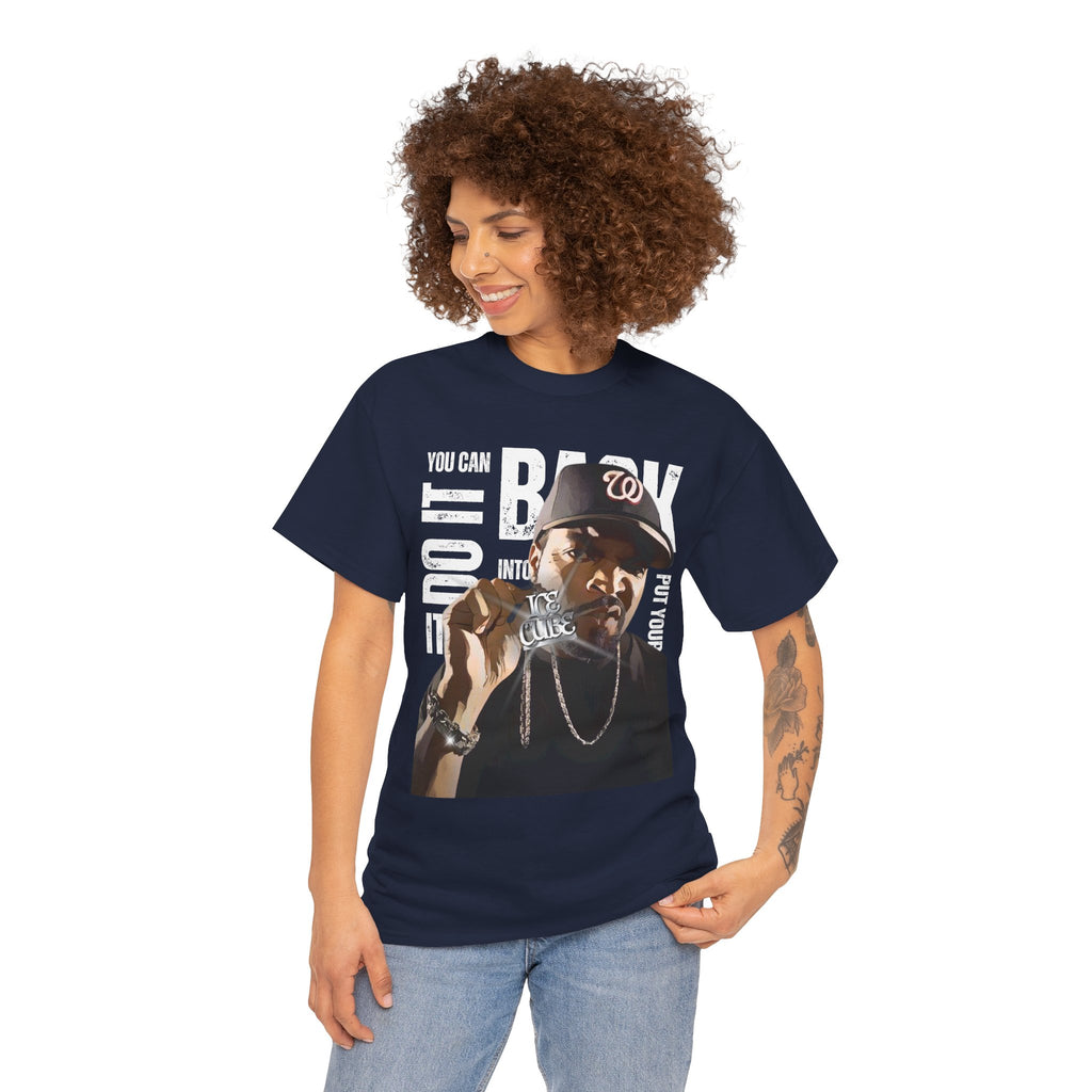 Ice Graphic Tee — "You Can Do It, Put Your Back Into It" Streetwear