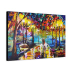 The Calm Storm - Original Colorful Canvas Print