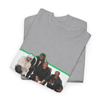 Em, Dre, Snoop, 50 - Unisex Heavy Cotton Tee - "Aftermath" Walk of Fame Graphic Tee