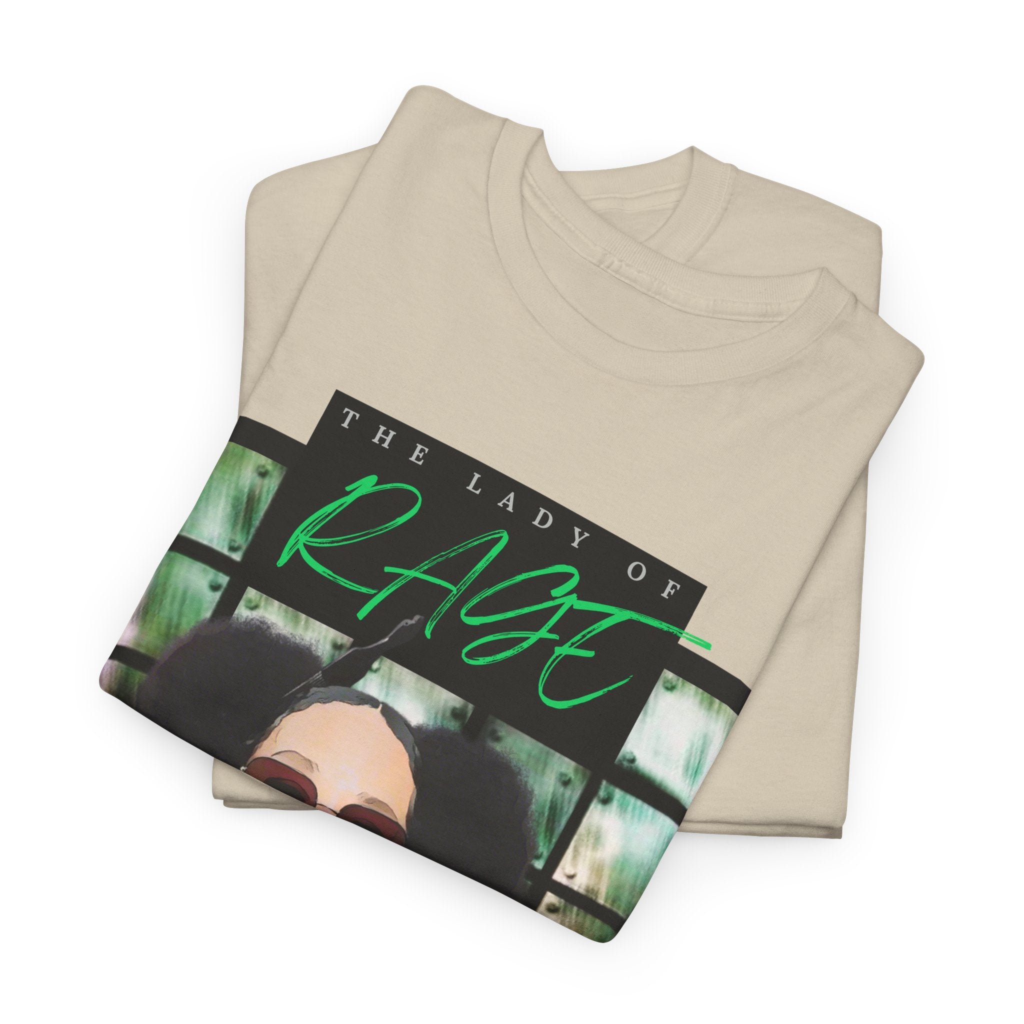 The Lady of Rage - Retro Catroon Graphic Album Cover Tee