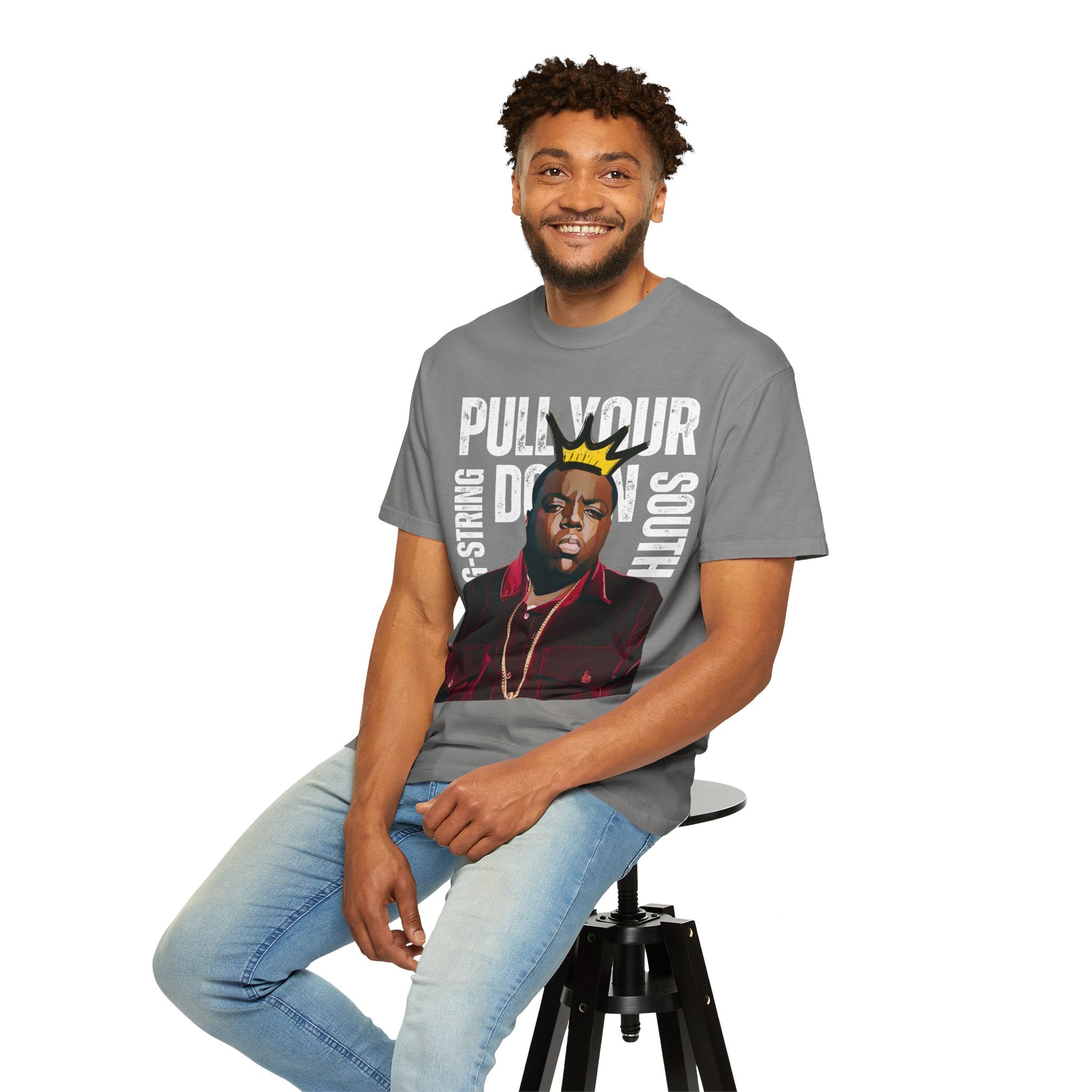 Biggie Cartoon Graphic Design Tee