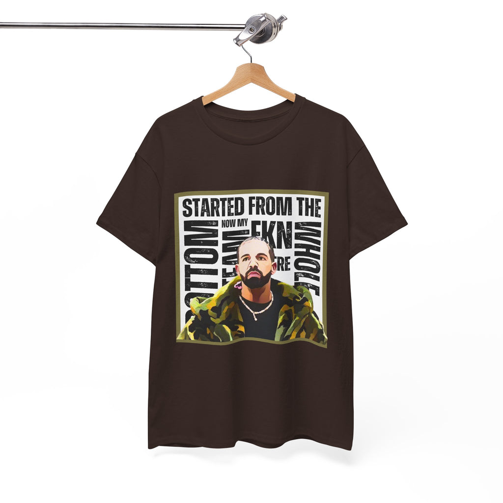Drake "Started From The Bottom" Graphic Cartoon Tee