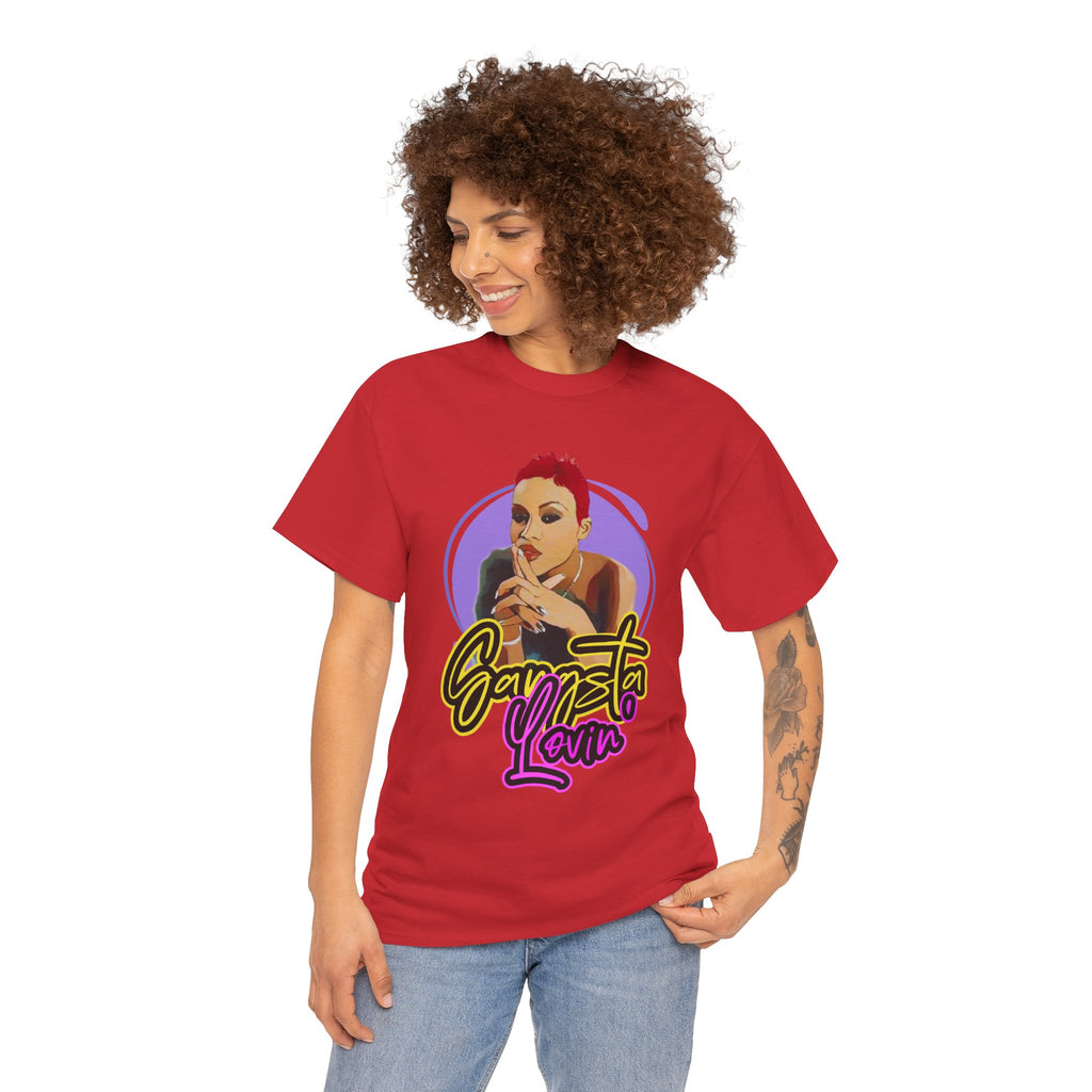 Eve T-Shirt — Gangsta Lovin' Graphic Cartoon Tee (Retro Rap Portrait)