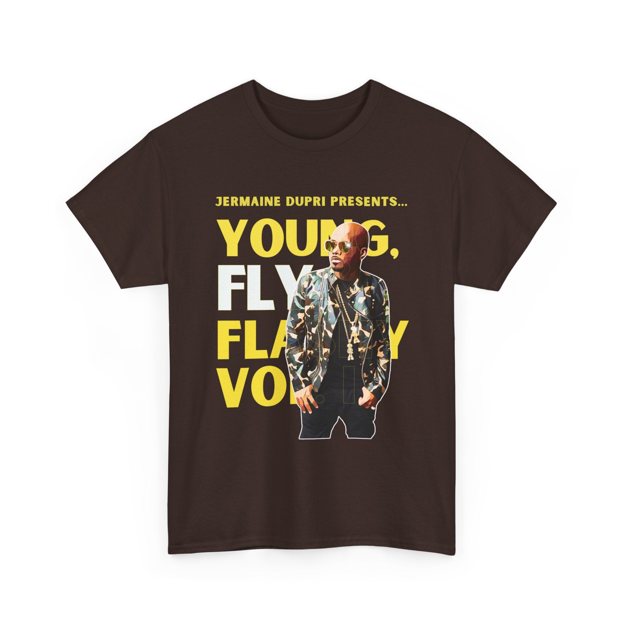 Jermaine Dupri T-Shirt — "Young, Fly Flashy" Album Cover Deisgn Tee