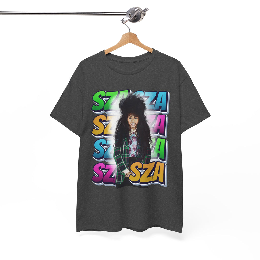 Sza Portrait Graphic Tee — Colorful Retro SZA Fan Shirt