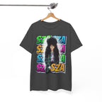 Sza Portrait Graphic Tee — Colorful Retro SZA Fan Shirt
