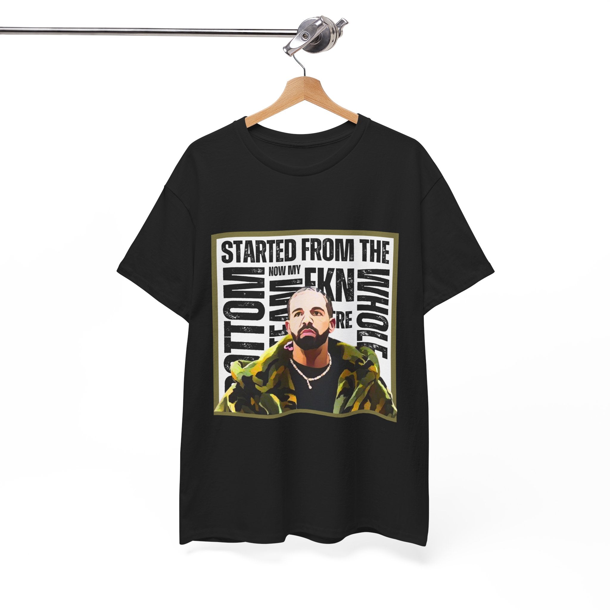Drake "Started From The Bottom" Graphic Cartoon Tee