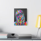 Rap Art - Lil' Wayne Urban Art Portrait Canvas — Colorful Matte Stretched Wall Art