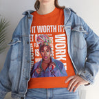 Missy Elliot Graphic Tee — “Is It Worth It? Let me Work It”