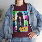 Sza Portrait Graphic Tee — Colorful Retro SZA Fan Shirt