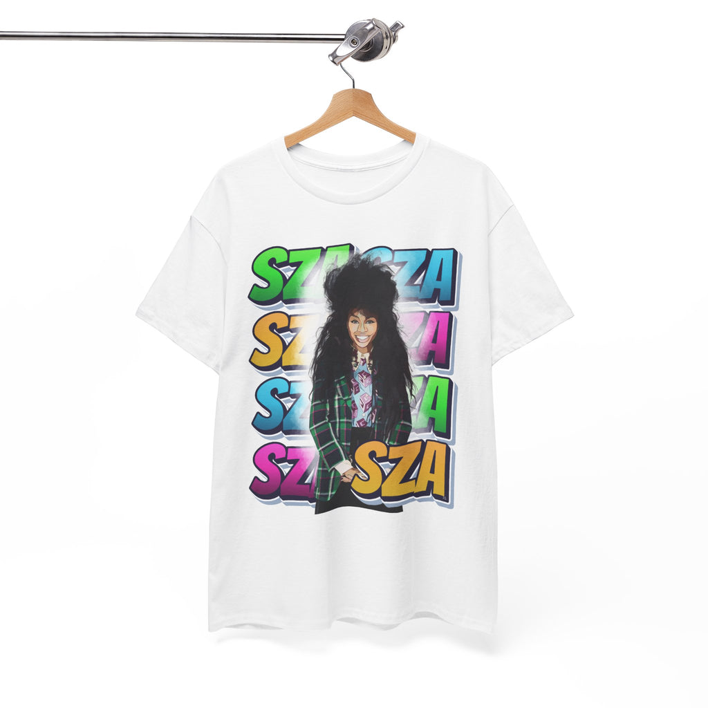 Sza Portrait Graphic Tee — Colorful Retro SZA Fan Shirt