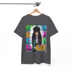 Sza Portrait Graphic Tee — Colorful Retro SZA Fan Shirt