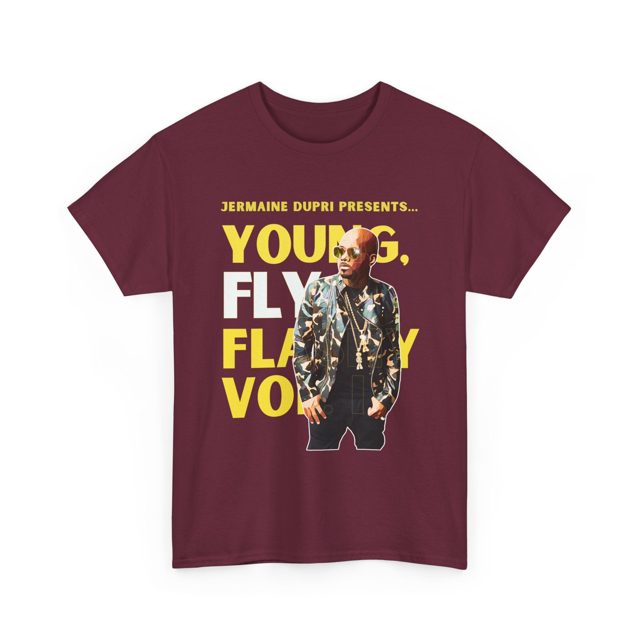 Jermaine Dupri T-Shirt — "Young, Fly Flashy" Album Cover Deisgn Tee