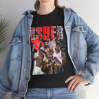 Usher Collage Graphic Tee — Retro R&B Concert Shirt