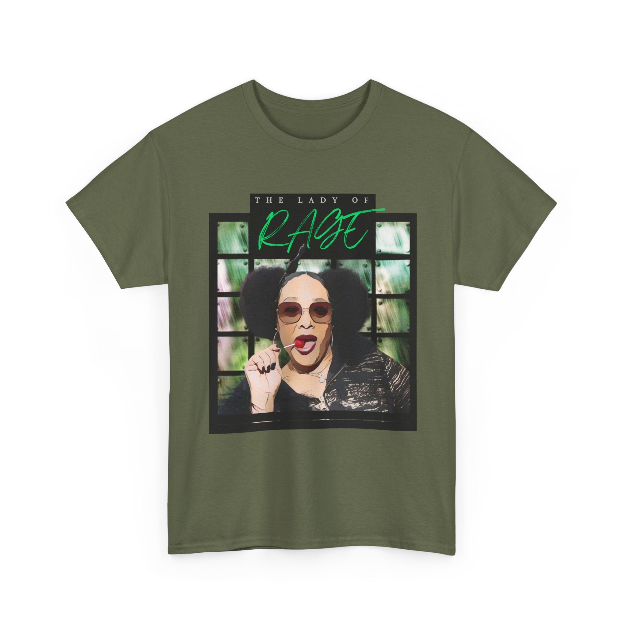 The Lady of Rage - Retro Catroon Graphic Album Cover Tee