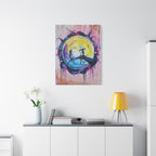 Jack & Sally - "No Jack, Til This Serves Us Both Well" <3 Night Moon Couples Art Canvas — Romantic Stretched Matte Wall Art