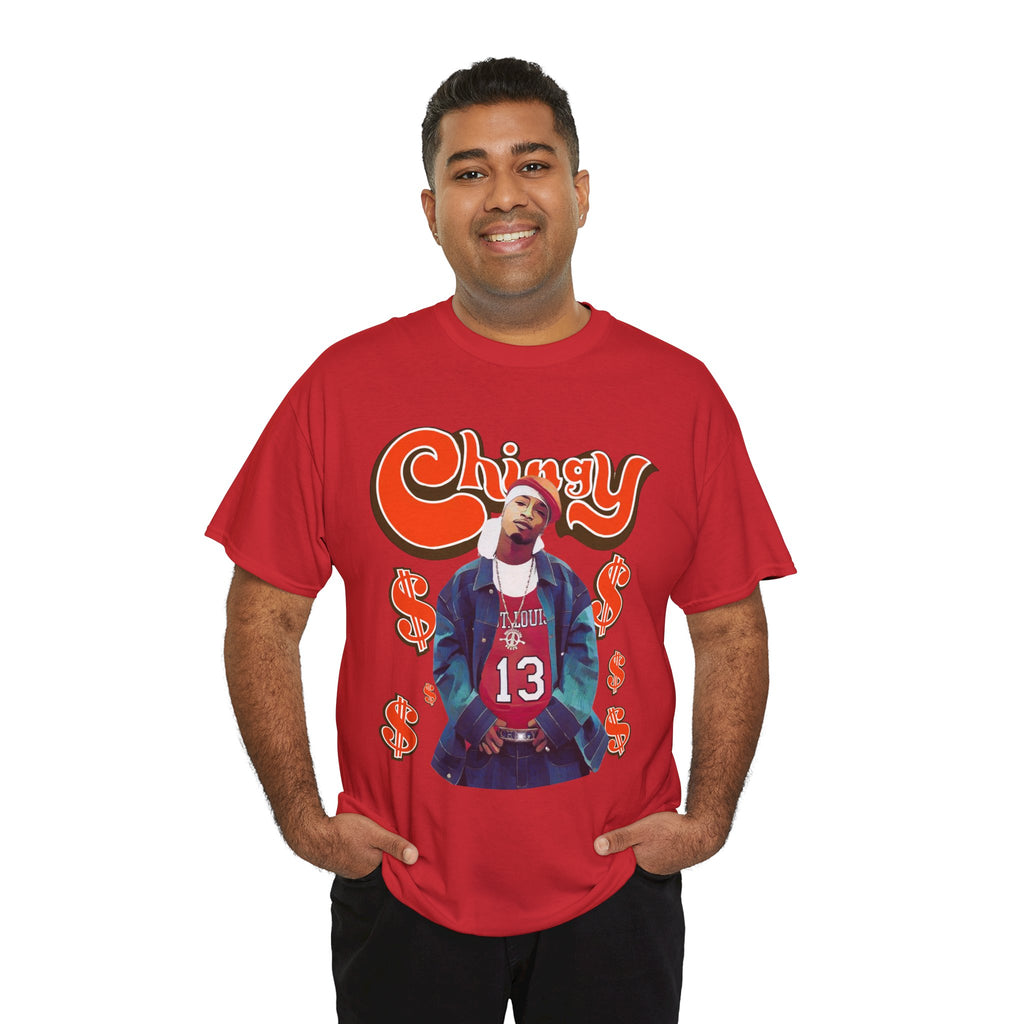 Chingy Retro Rap Tee — "Chingy" Graphic Shirt with Dollar Sign Motif